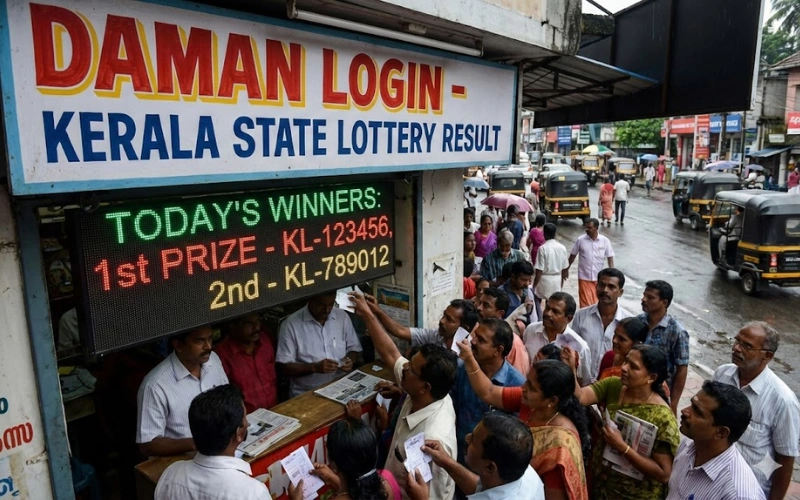 kerala state lottery result at Daman Login featured image